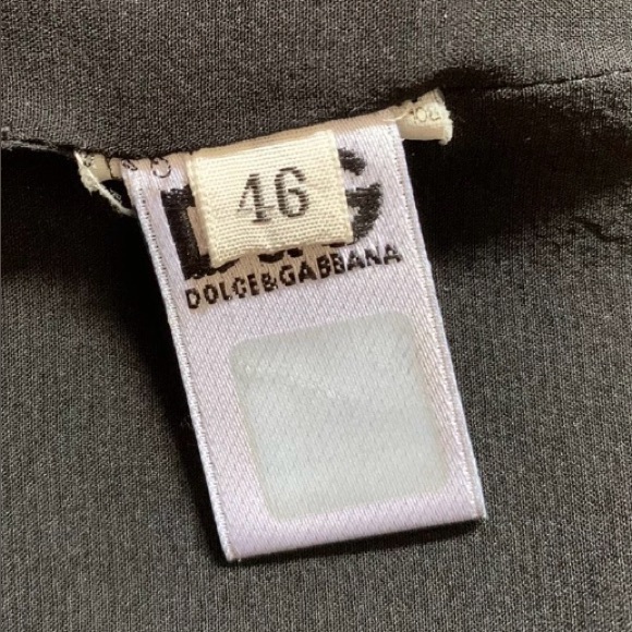 Dolce & Gabbana Italy Size 46 US 4 / 6 Black Satin Pencil Skirt - Picture 7 of 7